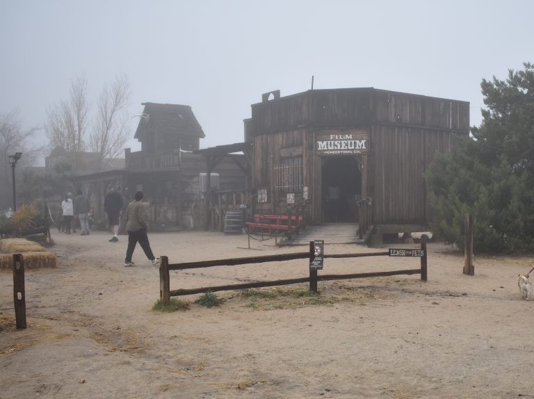 Fog settles in at old movie set in Pioneertown