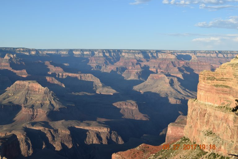 Taking a break at the Grand Canyon